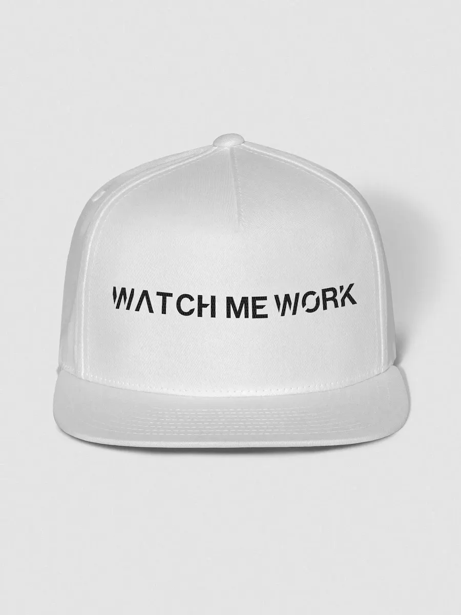 WatchMeWork Signature SnapBack - White product image (1)