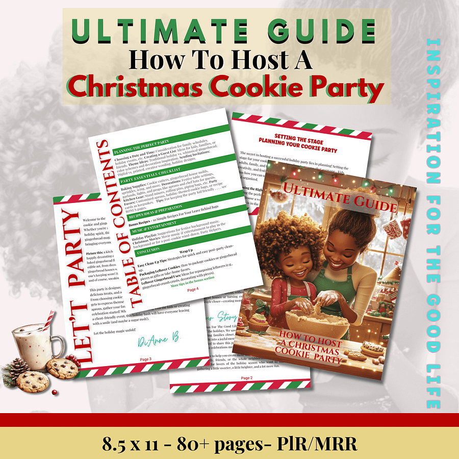 ULTIMATE GUIDE TO HOW TO HOST CHRISTMAS COOKIE PARTY product image (1)