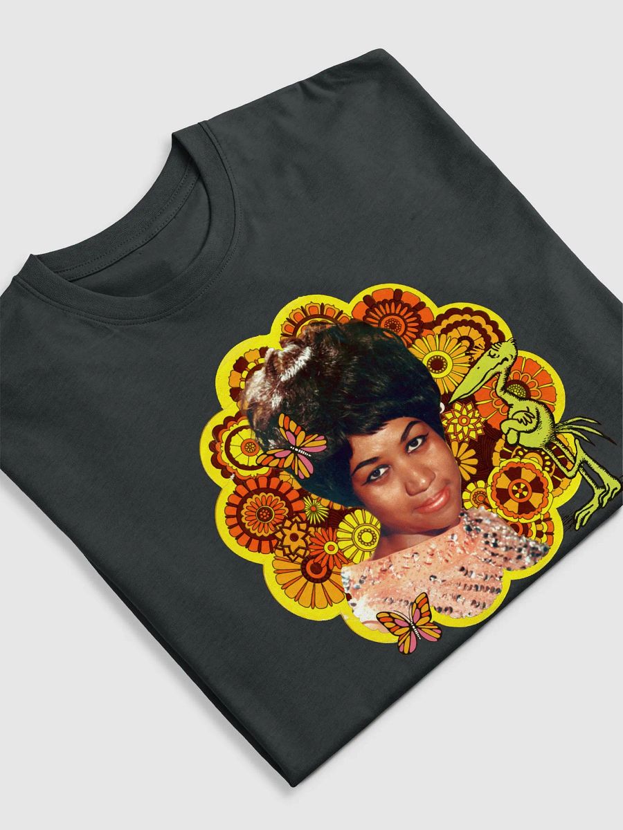 Faded Mirage Psychedelic Aretha Franklin Heavyweight T-Shirt product image (3)