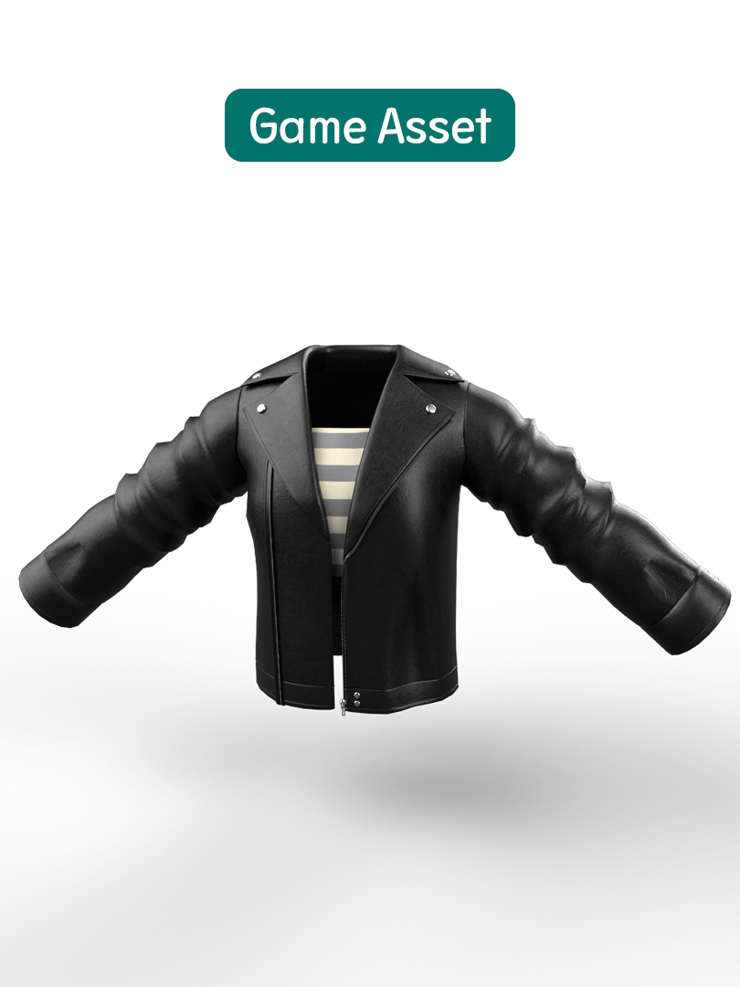 Rider Jacket/Unwarapping, Fbx, Obj product image (1)