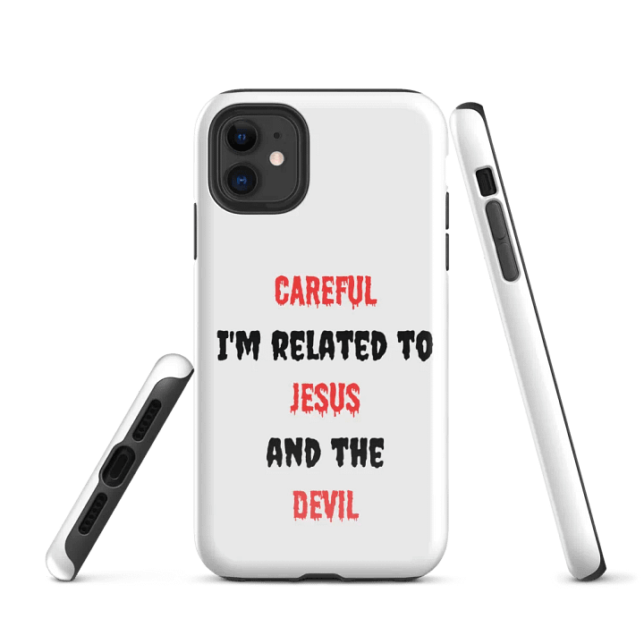 Related to Jesus and the Devil Tough Case for iPhone® product image (1)