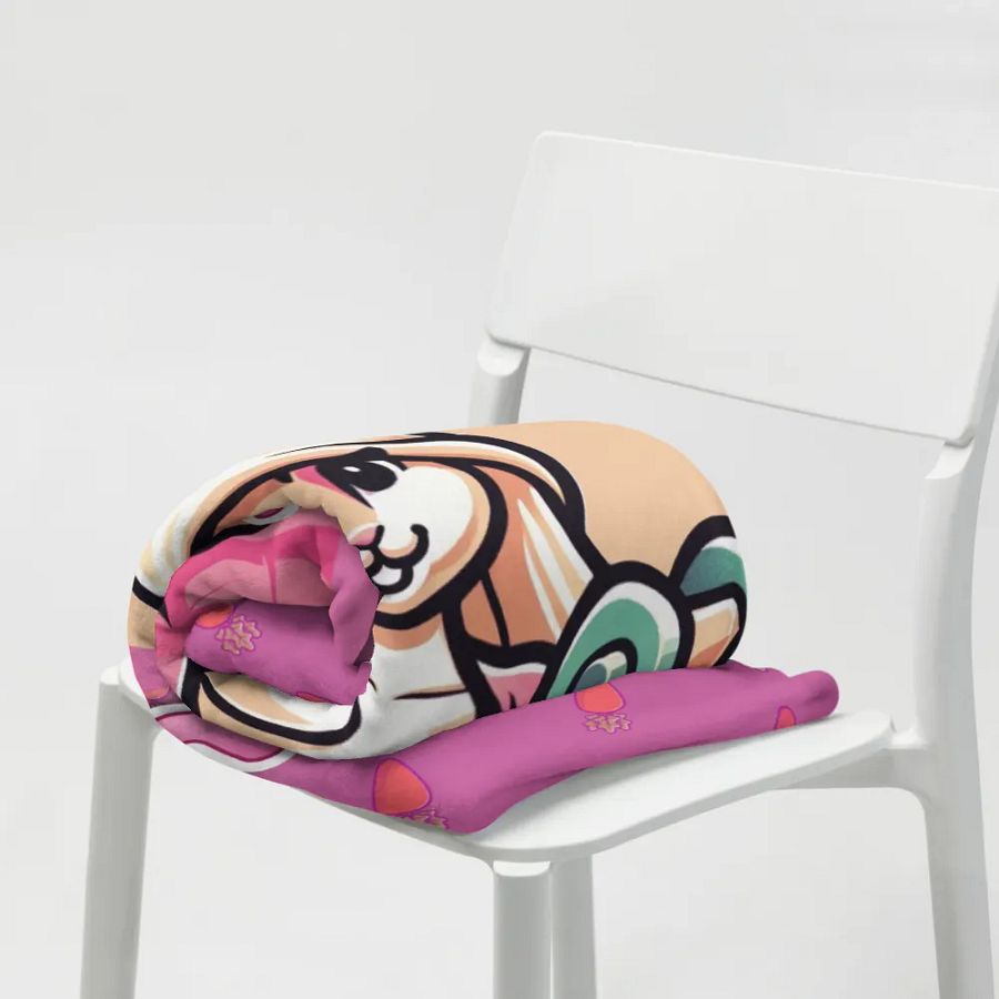 Gym Bunny Trainer Throw Blanket product image (15)