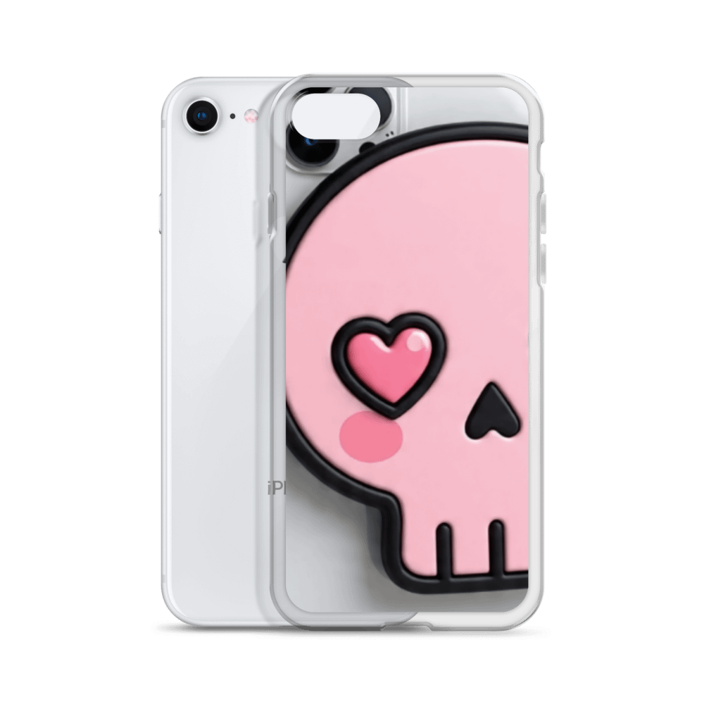 Love Skull Clear iPhone Case product image (55)