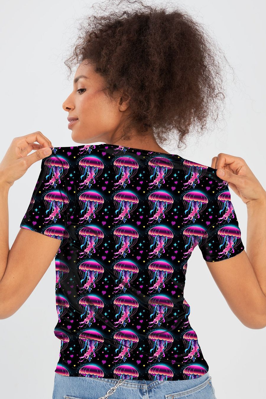 Funny Jellyfish All Over Print T-shirt product image (4)