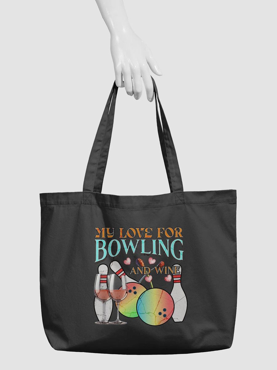 My Love For Bowling And Wine Eco Tote product image (3)