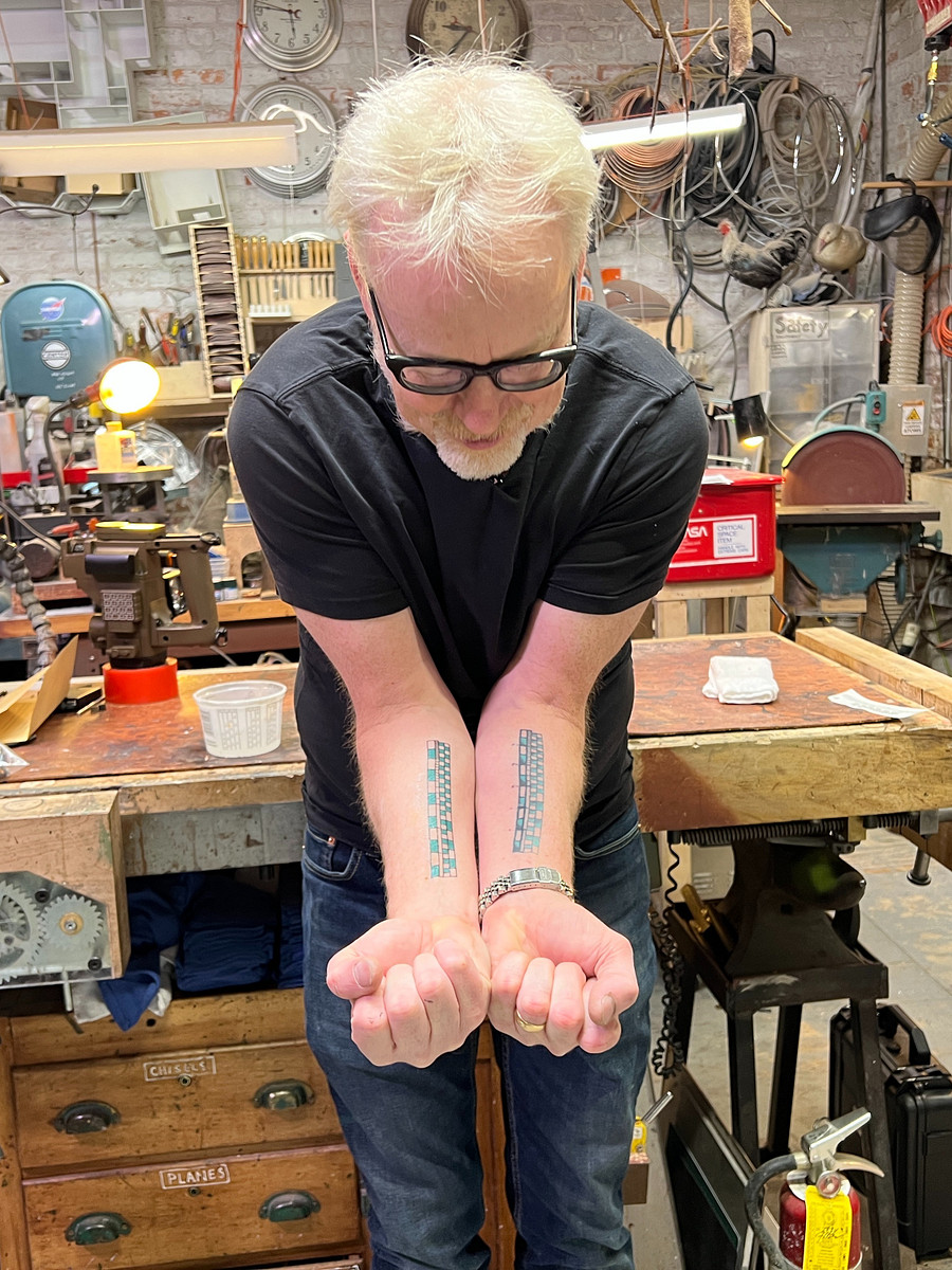 Adam Savage's Temporary Ruler Tattoo (2 pack) Tested