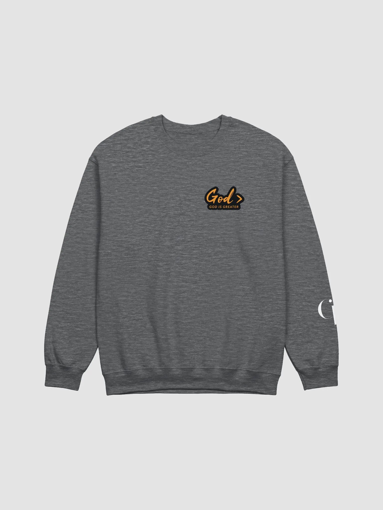 God > ORANGE TEXT Sweatshirt product image (1)