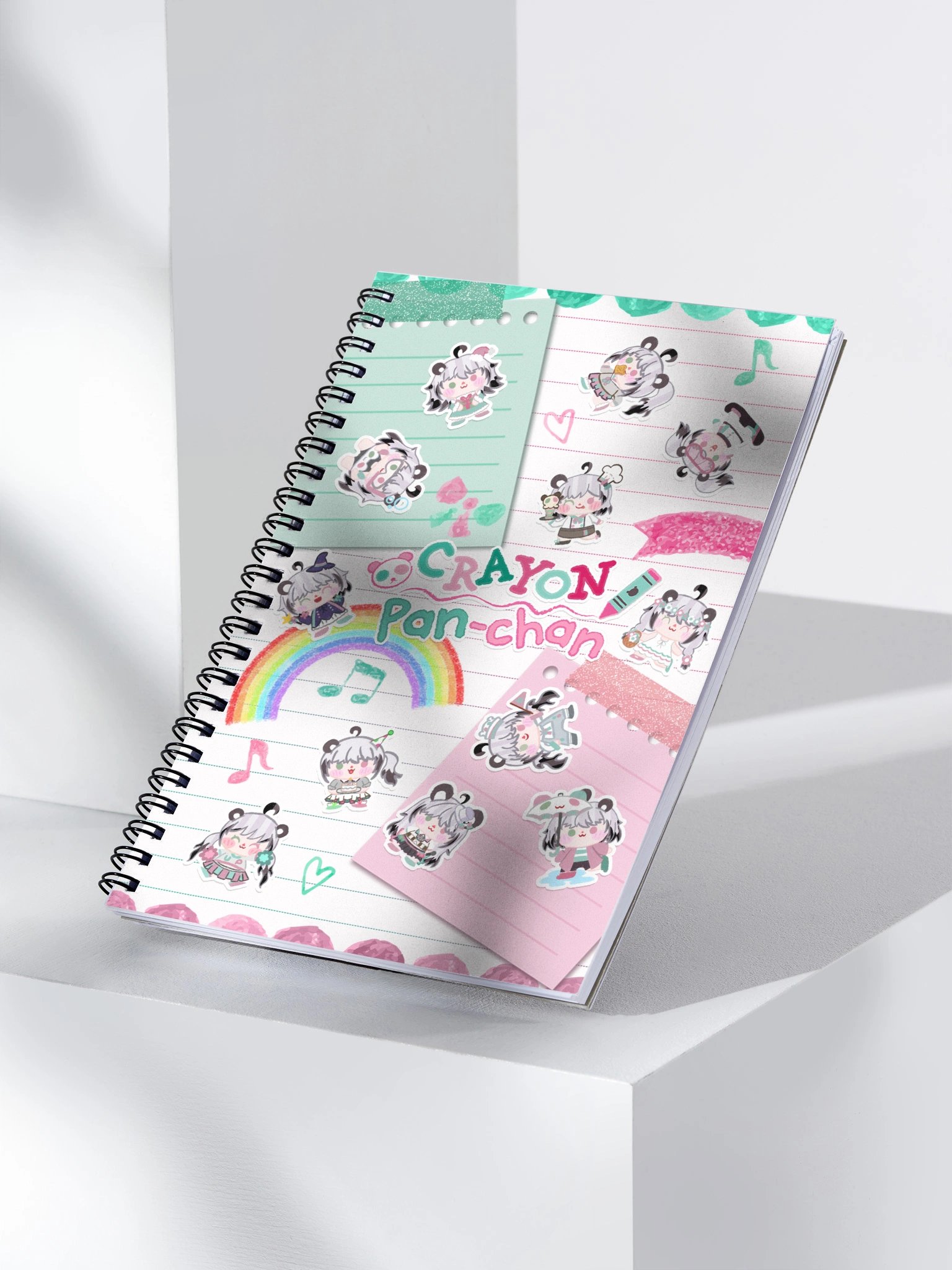 Utano Pandora 'Crayon Pan-chan' Spiral Notebook product image (3)