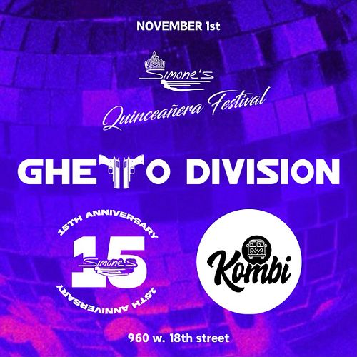 Join us Friday Nov 1st at @simones_bar as they celebrate 15 years! kicking things off with @ghettodivision djs & special live...