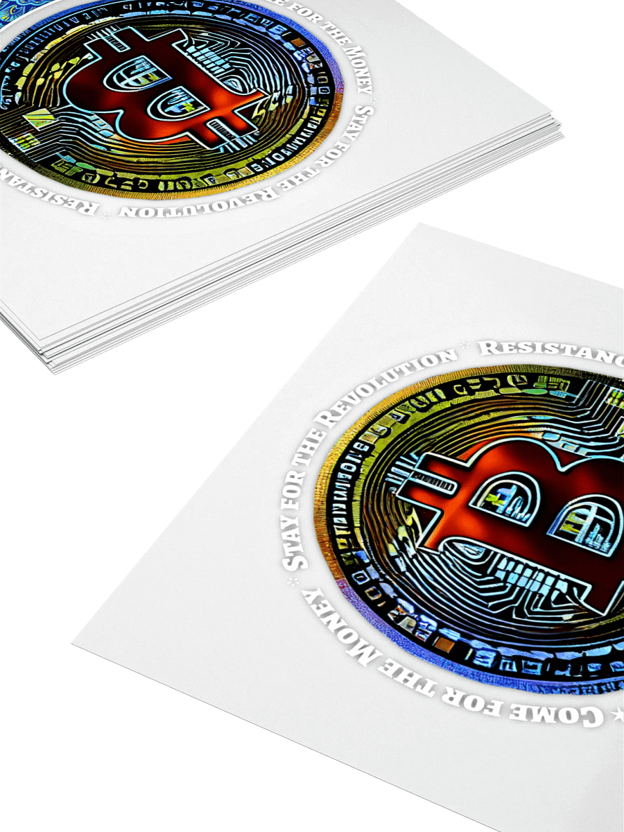 Crypto Revolution Kiss-Cut Stickers product image (4)
