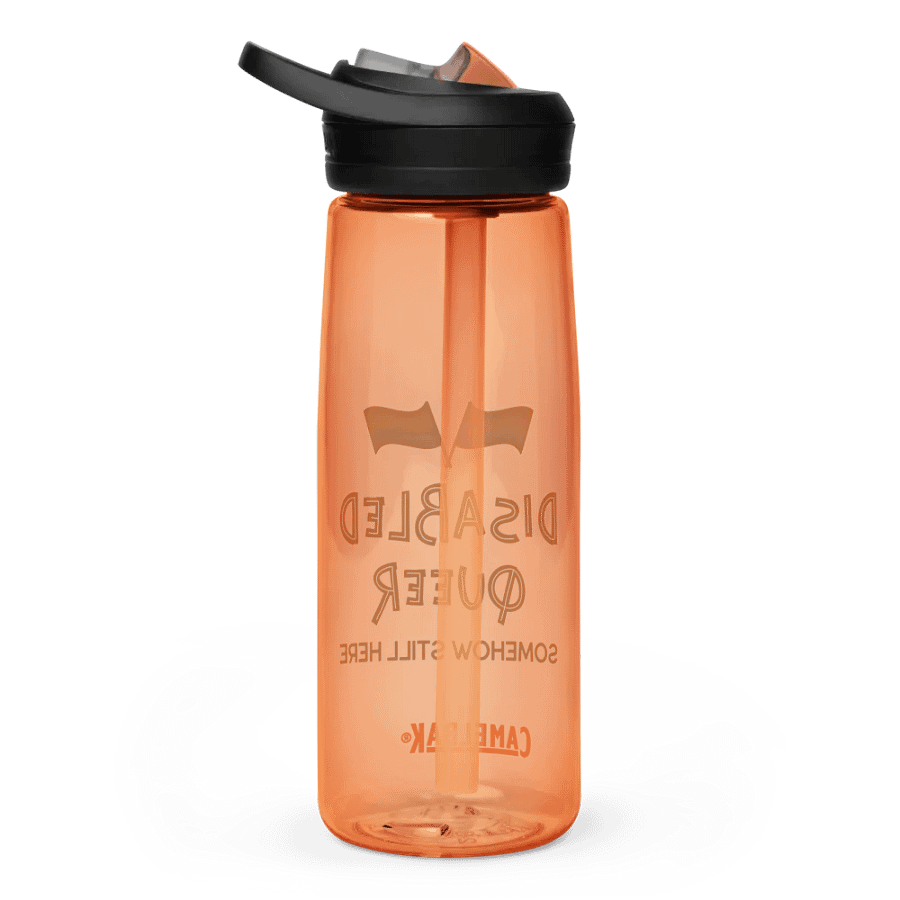 Disabled Queer Still Here Camelbak bottle product image (16)