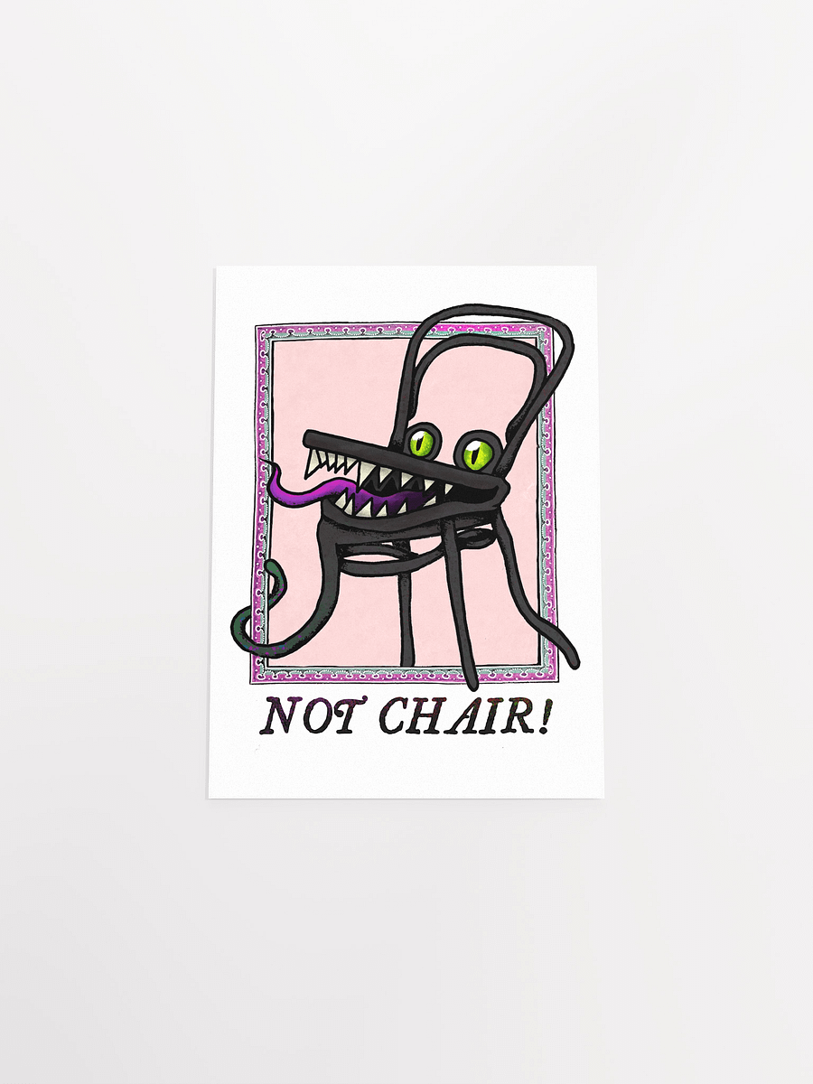 NOT CHAIR! Poster product image (14)