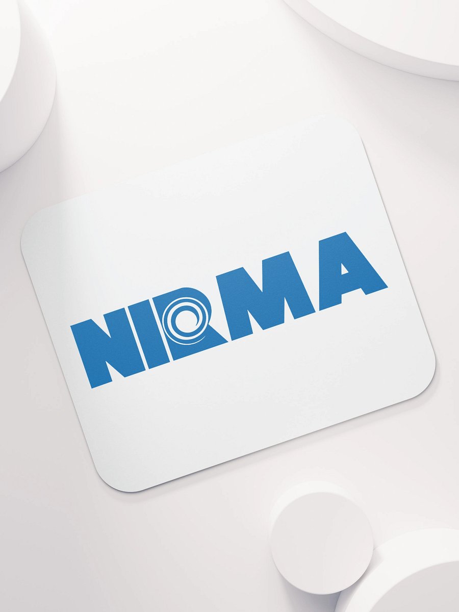 Classic NIRMA Logo Mousepad – Blue on White product image (7)