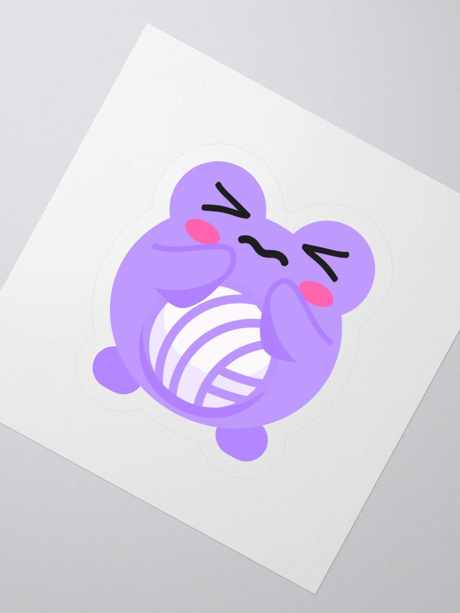 Frogging Ribbot - Cut Sticker product image (2)