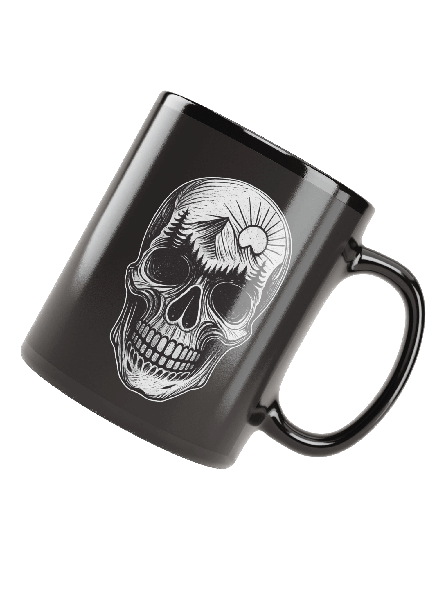 Rugged Sportsmen Skull & Mountain Coffee Mug product image (7)