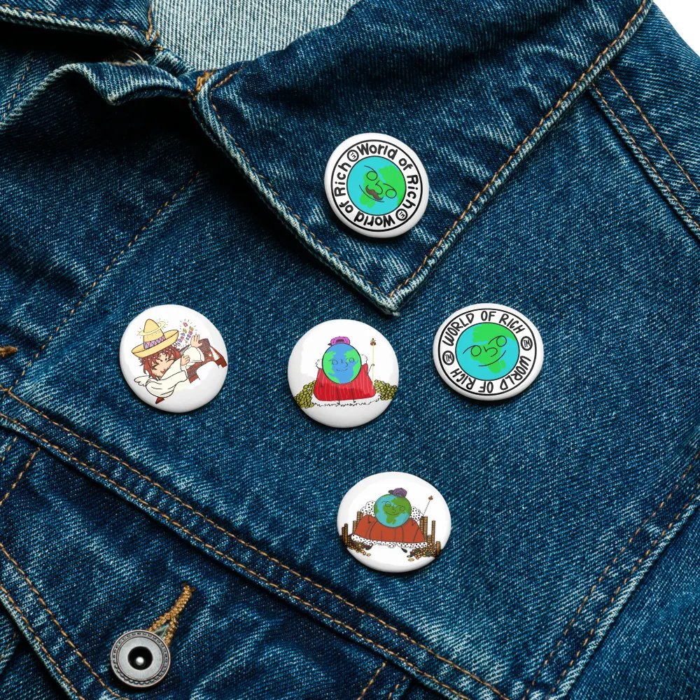 worldofrich Logo Pins + Bonus Pin product image (11)