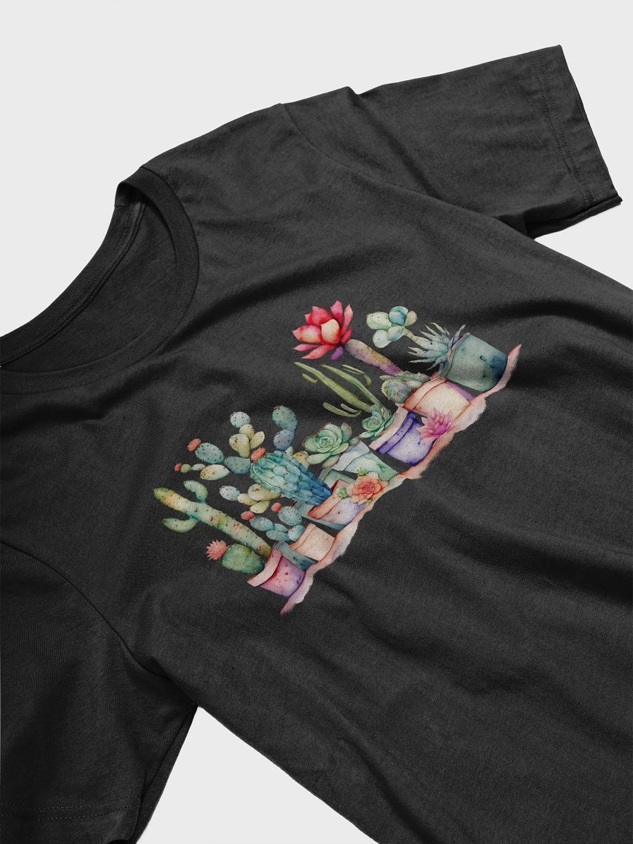 Colorful Potted Cacti And Succulents Supersoft Unisex T-shirt product image (3)