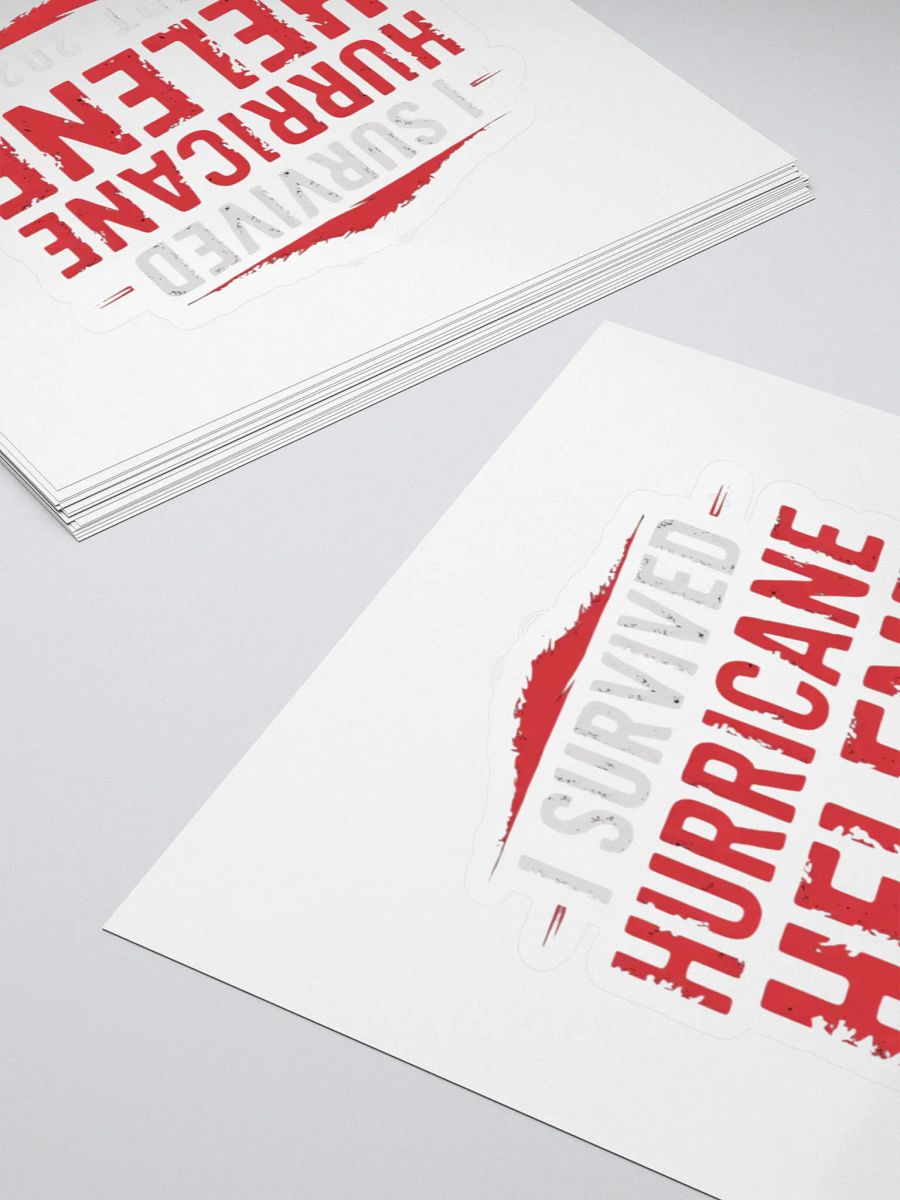 Hurricane Helene Survivor Stickers product image (4)