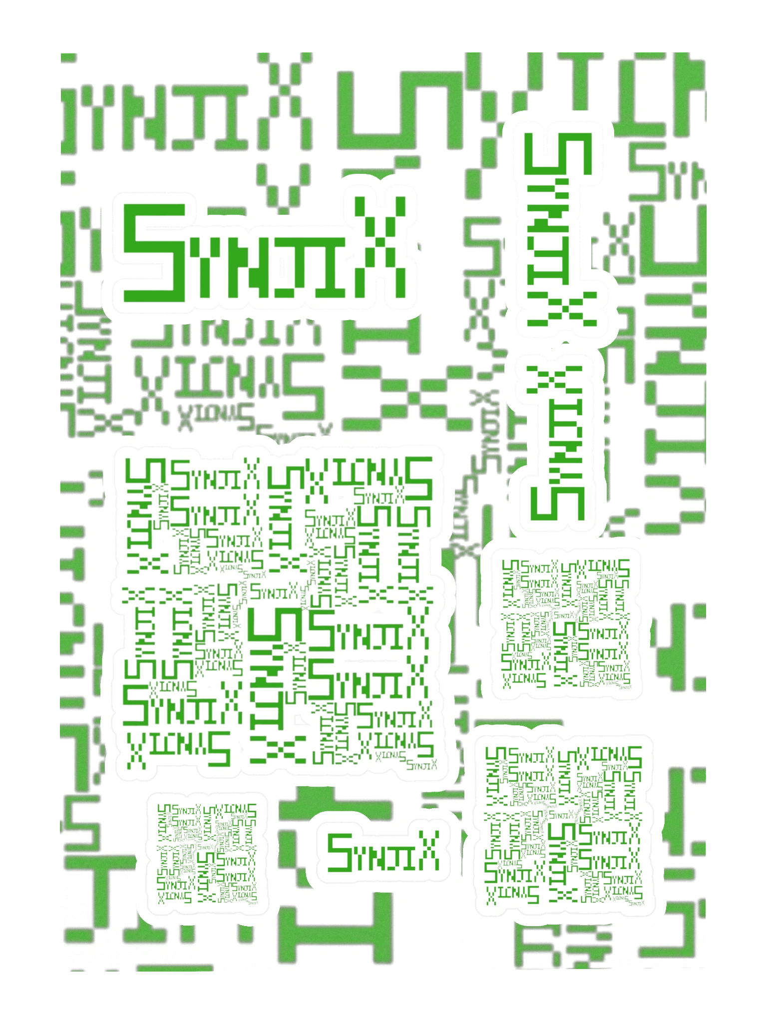 Pixel SynjiX Sticker product image (3)