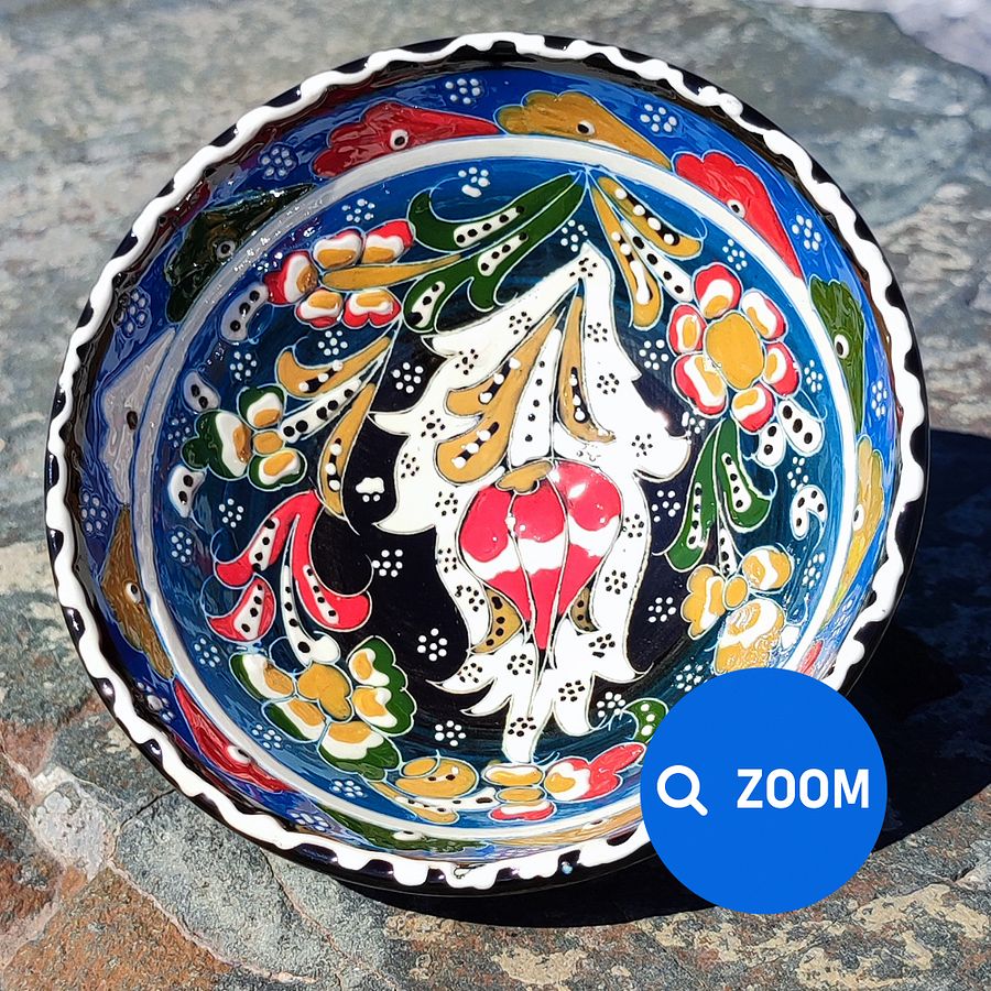 Handcrafted 12cm Ceramic Bowl – Unique Artisanal Pottery for Home Decor product image (6)