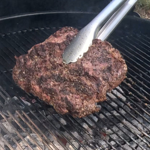 Ribeye cap steak on the Weber Kettle! #ribeye #spinalis #ribeyecap #ribeyecapsteak #weber #weberkettle #kettle #grilling #gri...