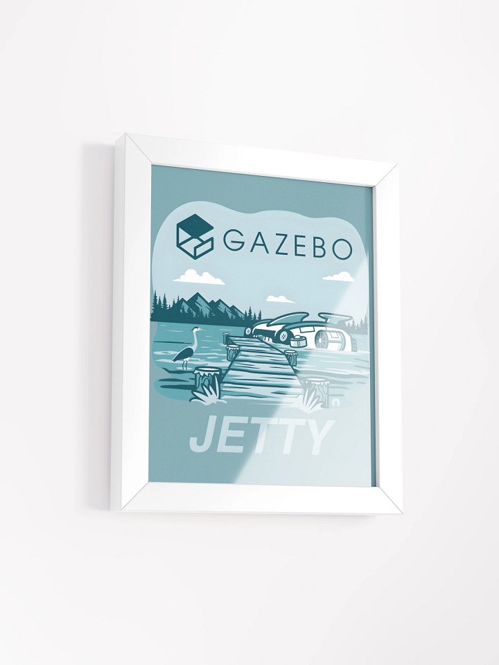 Gazebo Jetty framed poster product image (3)
