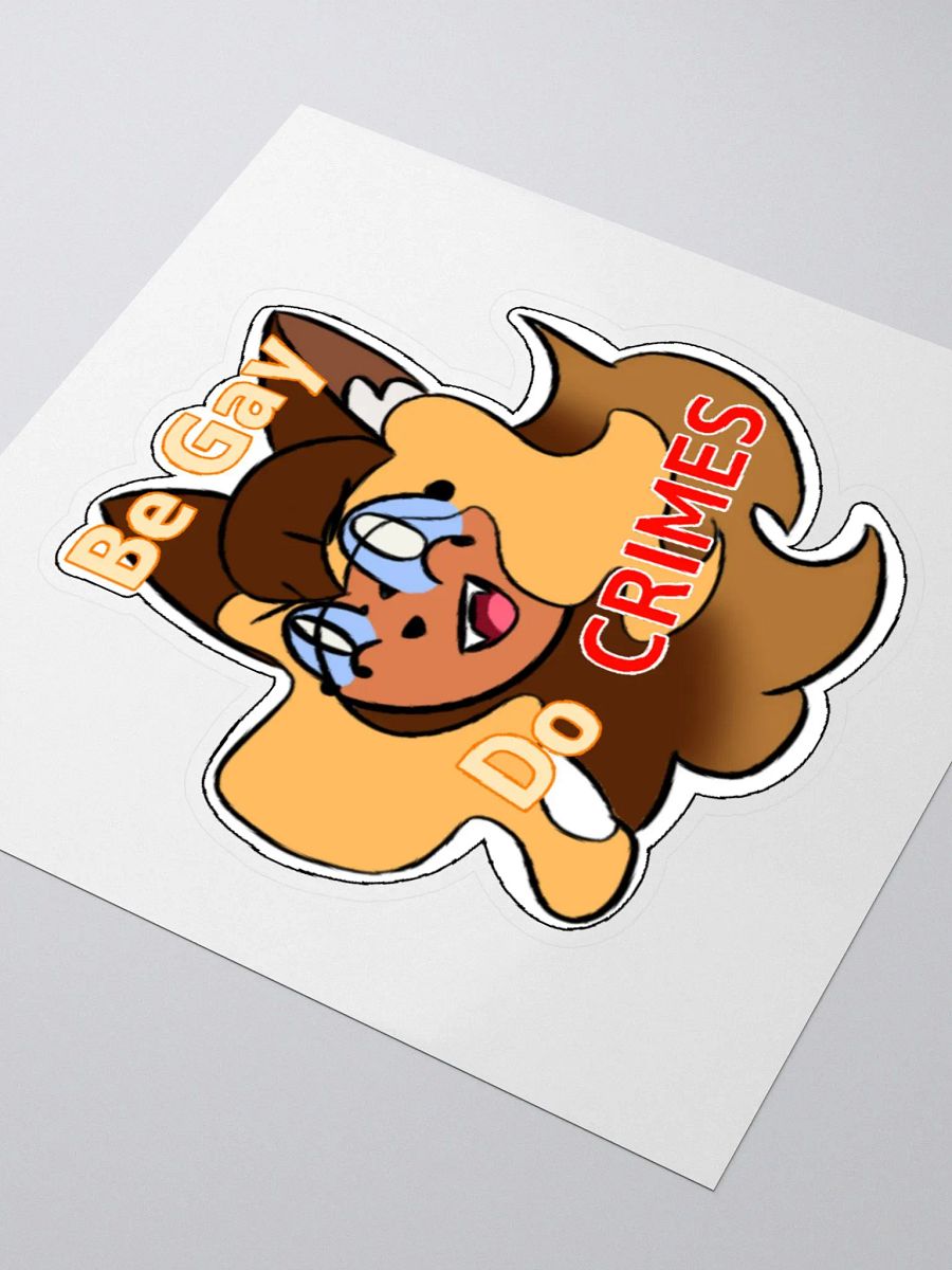 Luma 'Be Gay Do Crimes' Sticker product image (3)