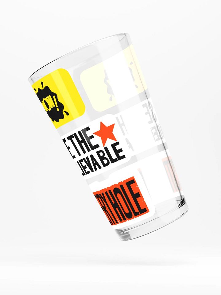 Wow! Mystery Hole pint glass product image (1)