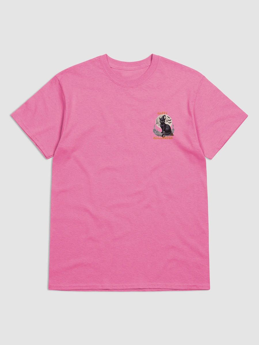 "Spooky Cat Halloween Tee – Cute & Creepy Black Cat T-Shirt, Perfect for Halloween!" product image (3)