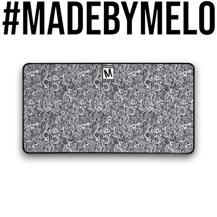 Dark Space Scribble - Desk Mat | #MadeByMELO product image (1)