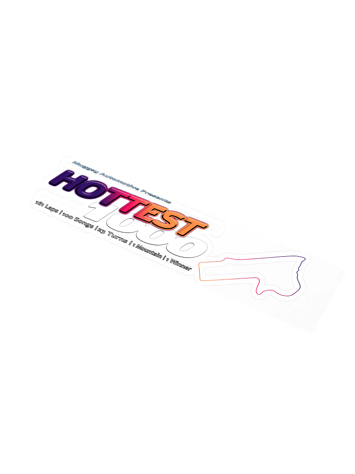 Hottst 1000 Banner Sticker product image (1)