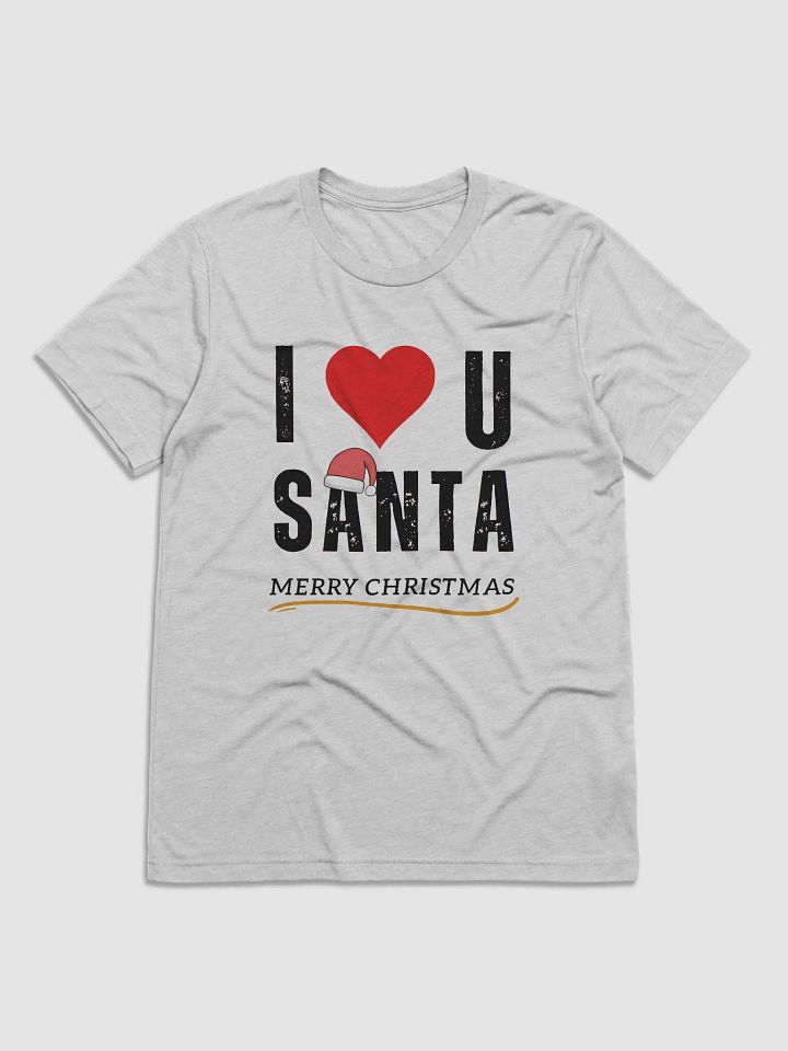 I love Santa Triblend Short Sleeve T-Shirt product image (55)