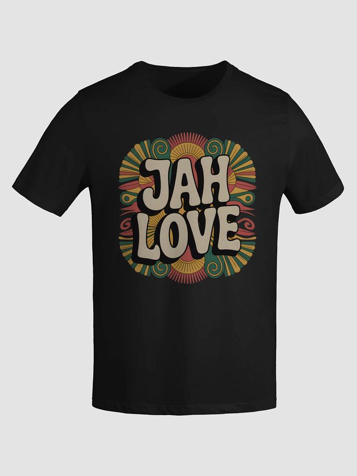 JAH LOVE Retro Psychedelic Women's T-Shirt product image (1)