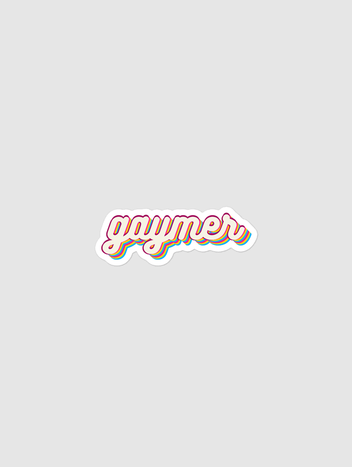 GAYMER STICKER - PANSEXUAL PRIDE product image (1)