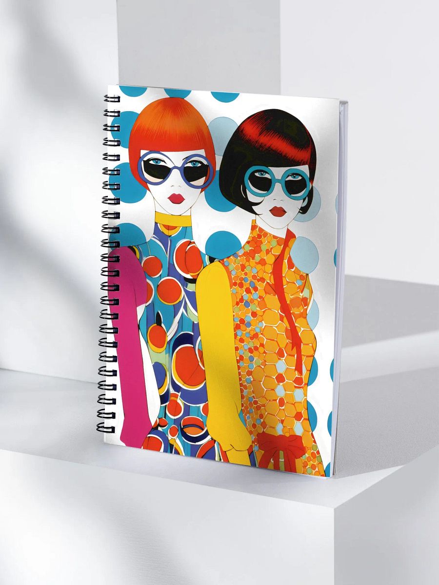 Mod Fashion Dreams Spiral Notebook product image (4)