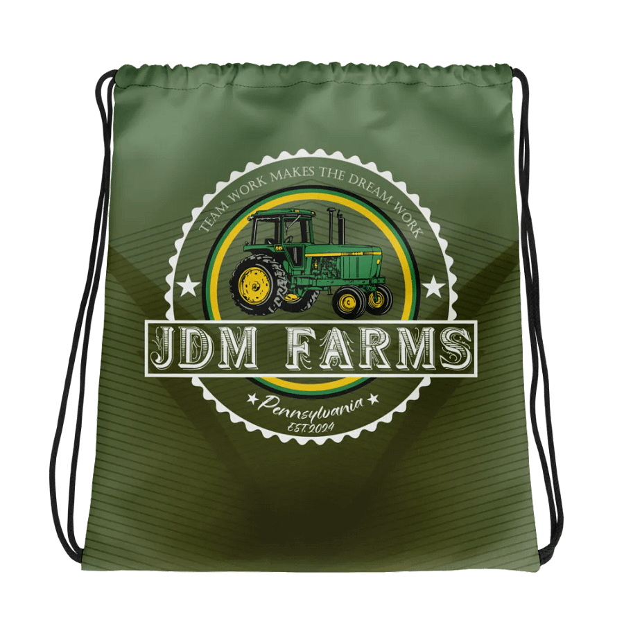 JDM FARMS Team Work Drawstring Bag product image (1)