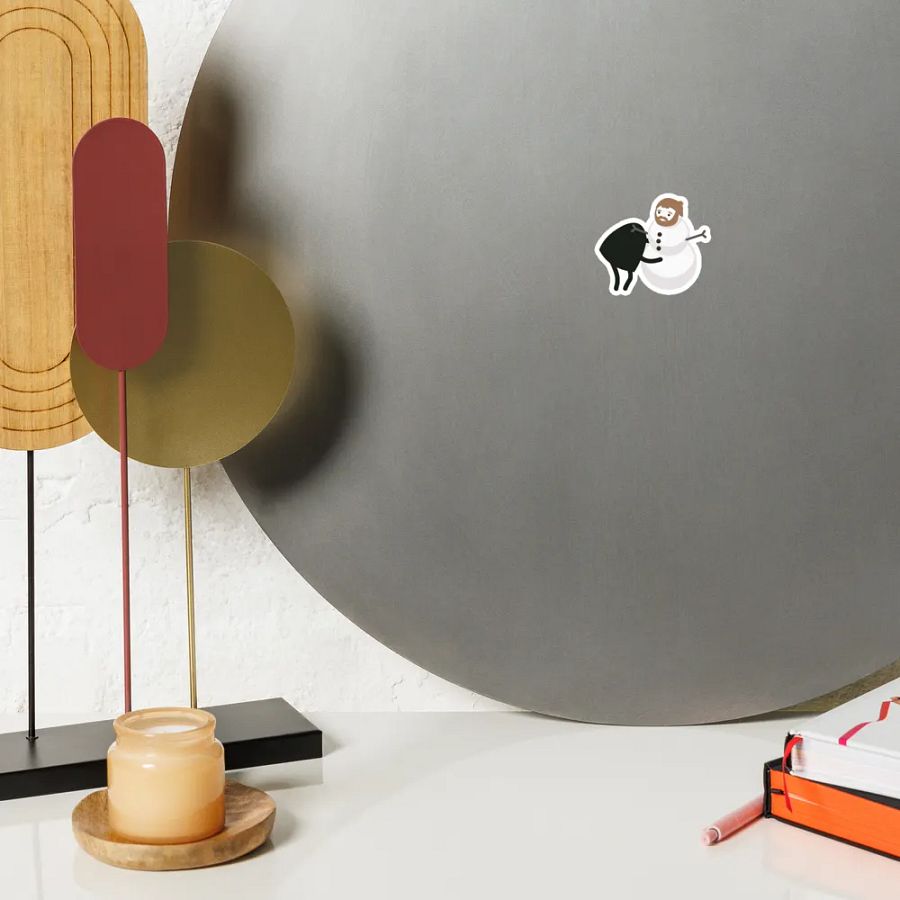 A Good Snowman is Hard to Build Magnet product image (9)