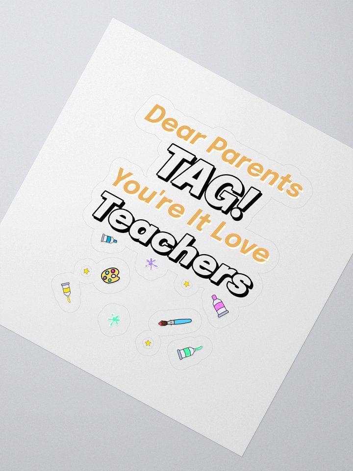 Teacher's Appreciation Kiss Cut Stickers product image (2)