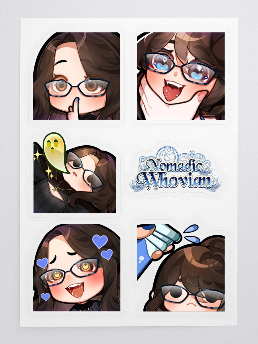 Whovie Emote Sticker Sheet 5 product image (3)