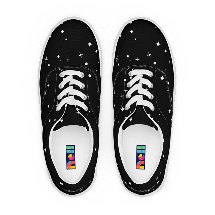 Starry Night Lace-Up Canvas Shoes product image (1)