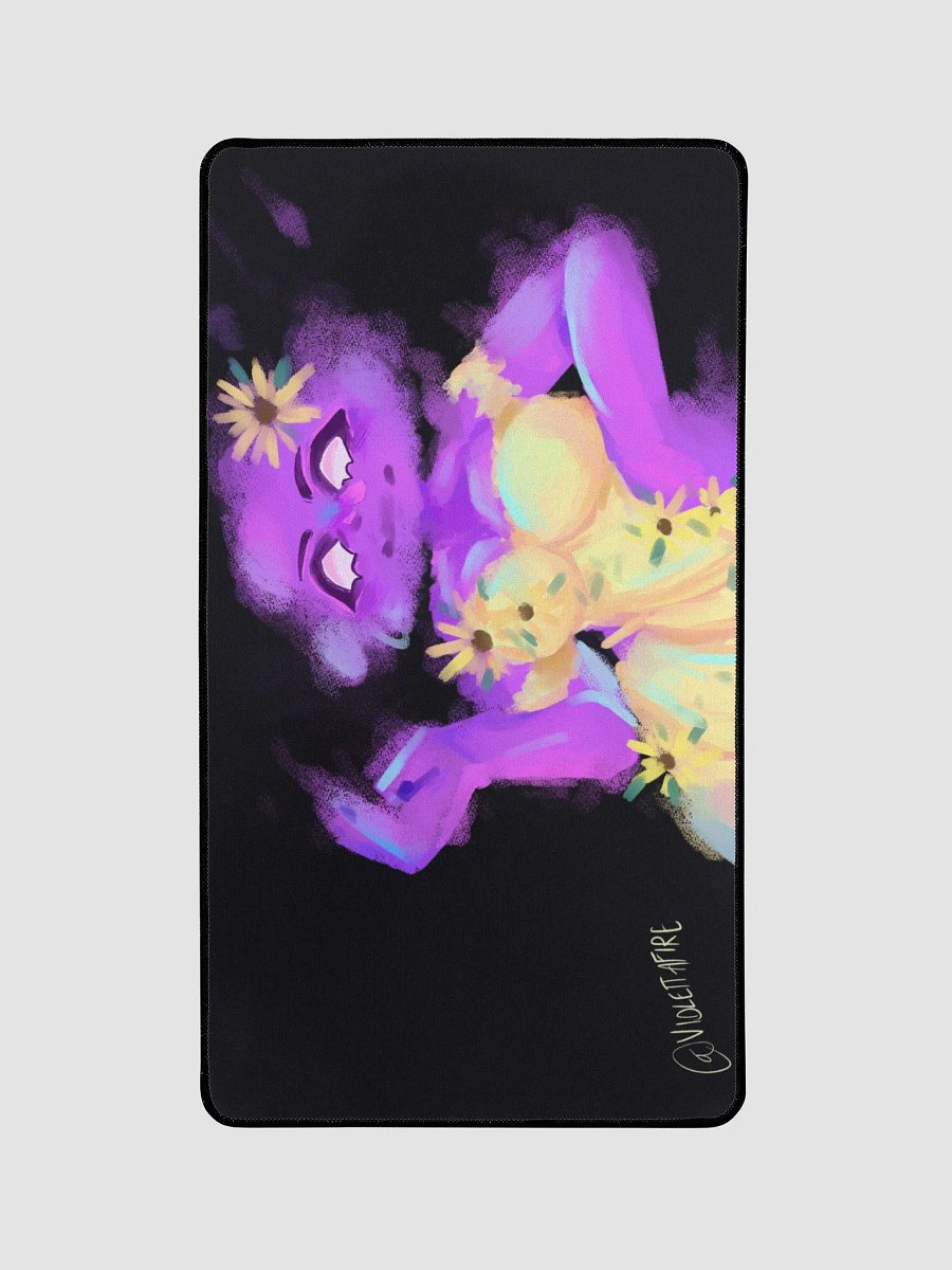 Sunflower Strobe Desk Mat product image (1)