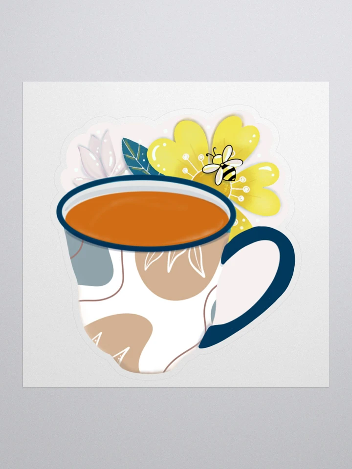 Sit and Sip Teacup Sticker product image (1)