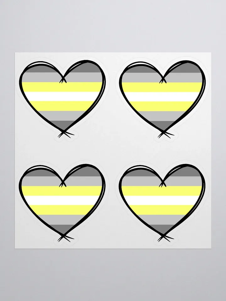 Demigender Pride Stickers product image (2)