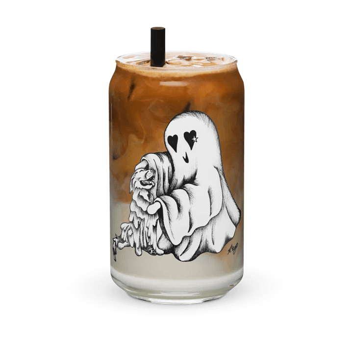 Ghost Dog and Ghost, Can-Shaped Glass product image (2)
