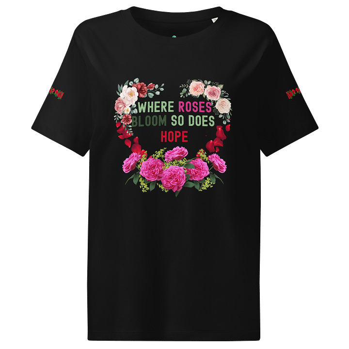 Hopeful Roses Women's Organic T-Shirt product image (1)