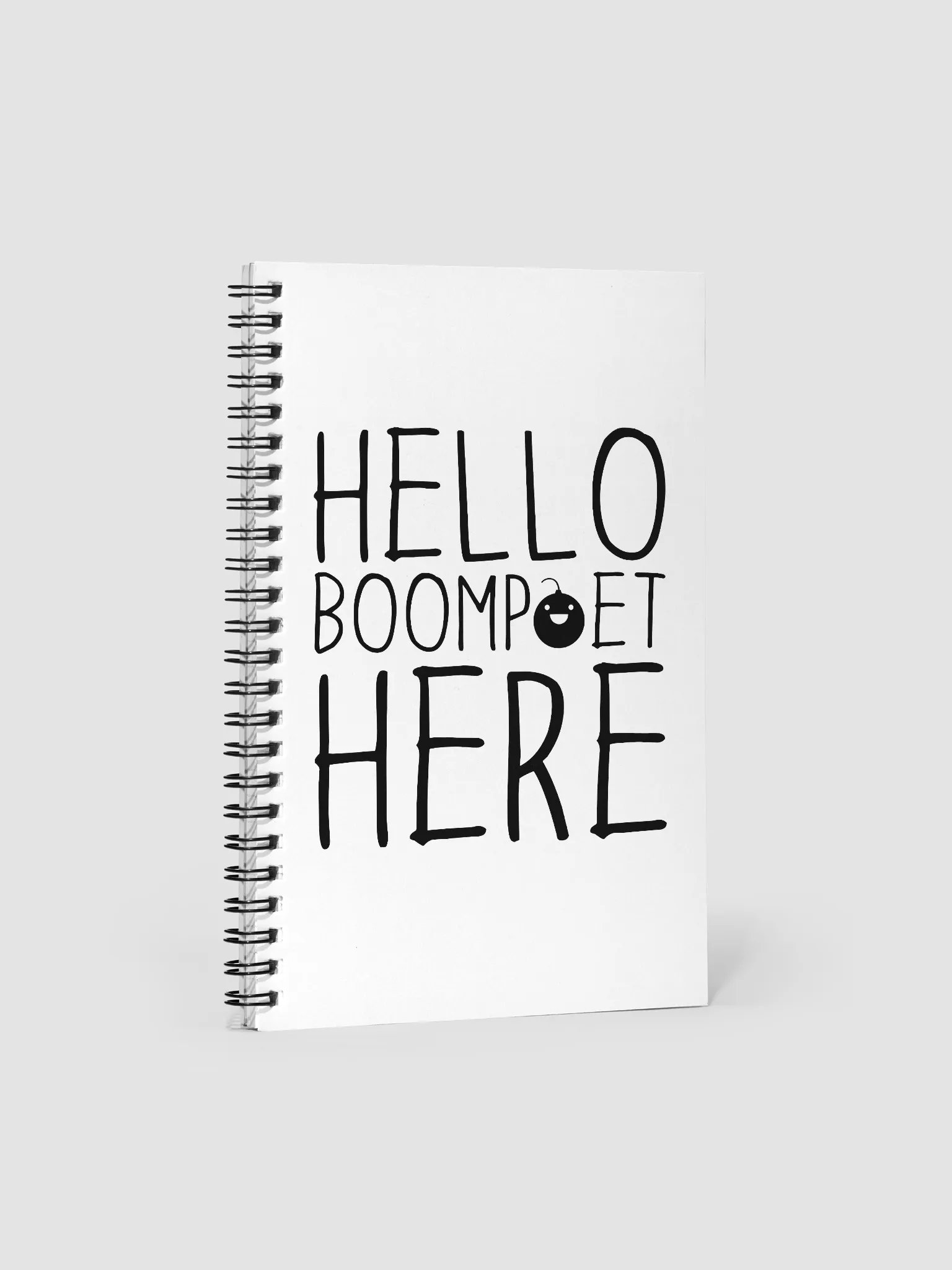 Hello Notebook Here - White Notebook product image (1)