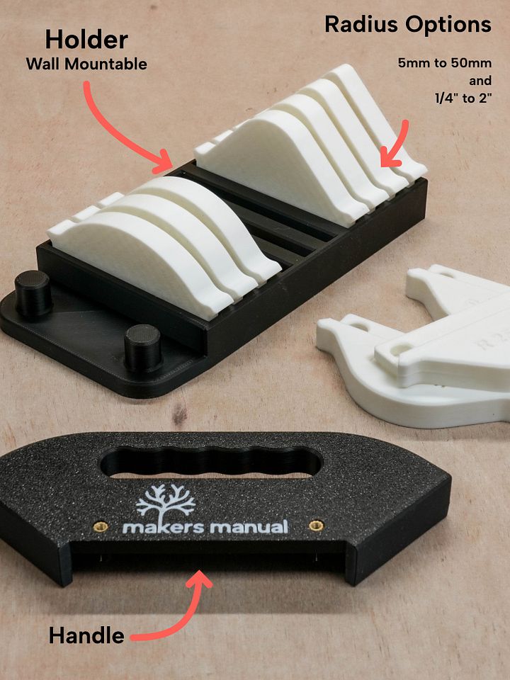 Radius Jig Router Template product image (2)