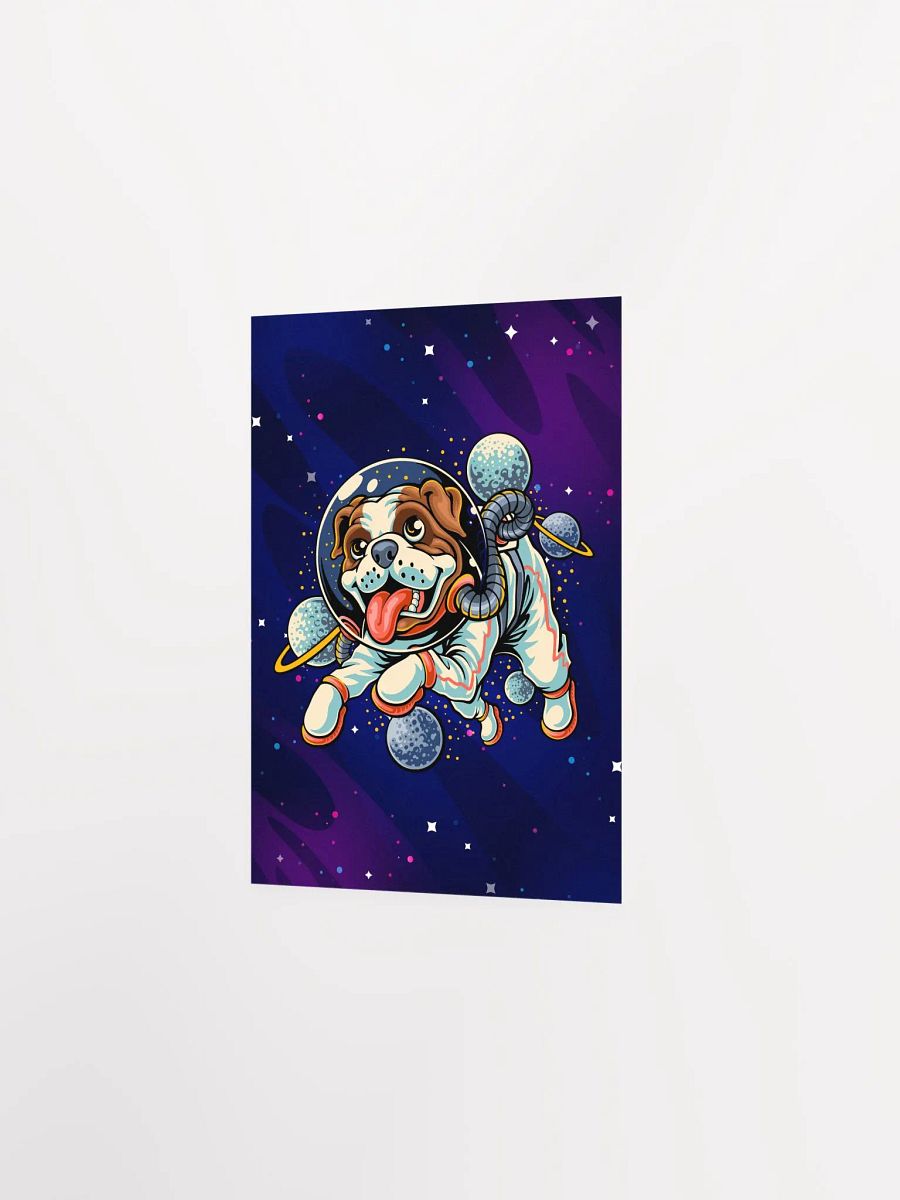 Dog Astronaut, space dog — space poster, synthwave space, neon space, aesthetic poster product image (7)