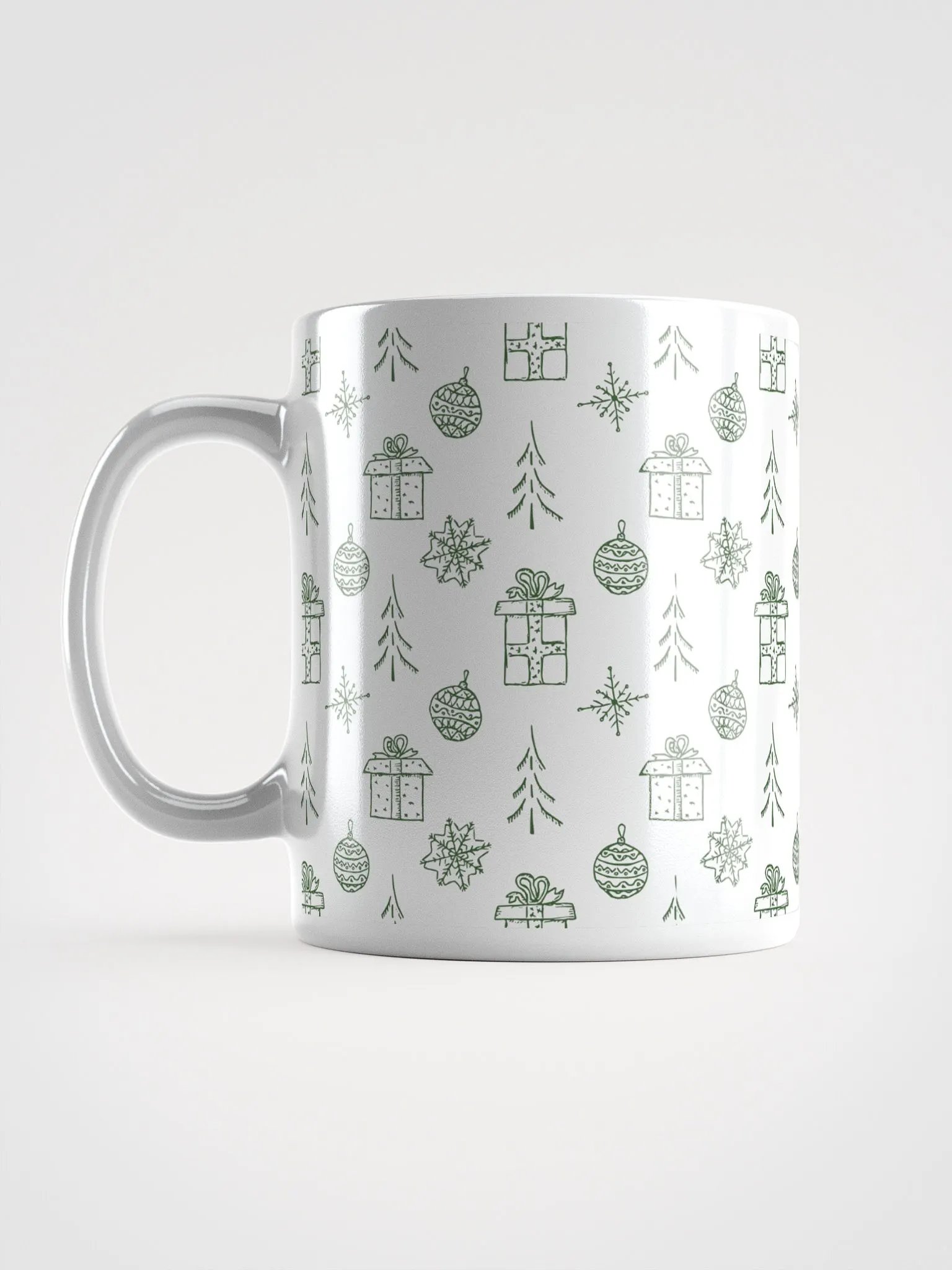 Festive Holiday Joy White Glossy Mug product image (6)