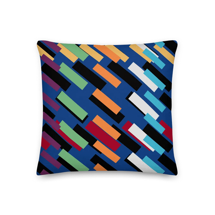 Vibrant Blocks Premium Pillow product image (1)